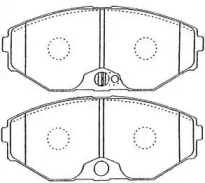 Комплект тормозных колодок AISIN B1N028